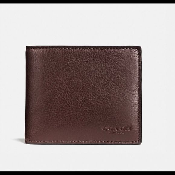 Coach Brown Leather Wallet - Picture 1 of 6